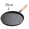 IronPro 26cm Cast Iron Frying Pan PreSeasoned Skillet For Steak Eggs Pancakes Crepes Induction Gas 5
