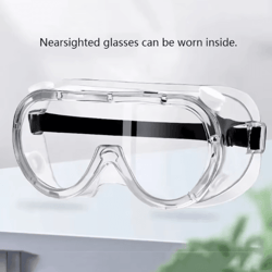 clearguard waterproof anti-fog safety goggles for work, lab & outdoor protection