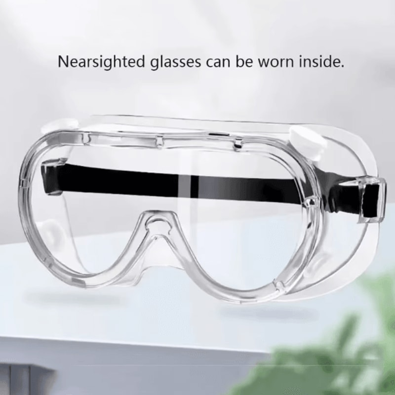 ClearGuard Waterproof AntiFog Safety Goggles For Work Lab Outdoor Protection 0