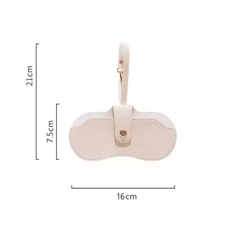 FlexiGuard Portable Soft Glasses Case With Clip Slim Sunglasses Pouch Protective Storage Bag 4