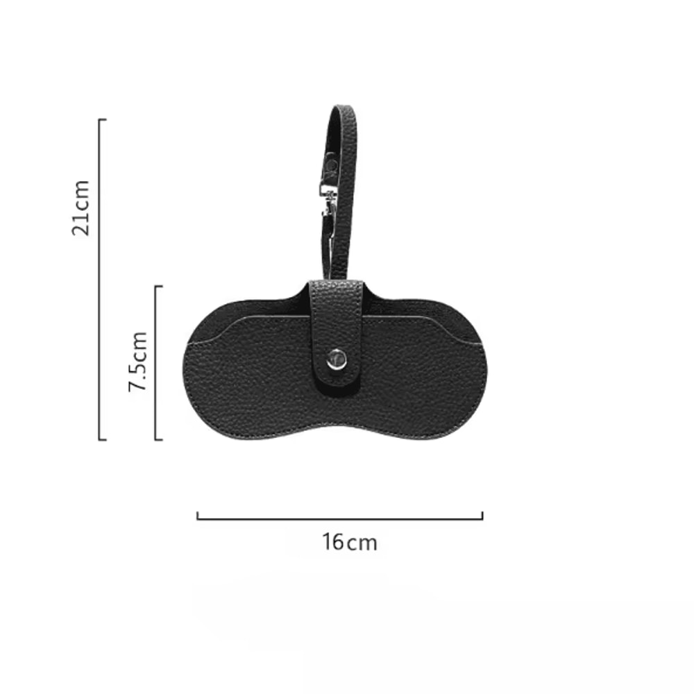 FlexiGuard Portable Soft Glasses Case With Clip Slim Sunglasses Pouch Protective Storage Bag 5