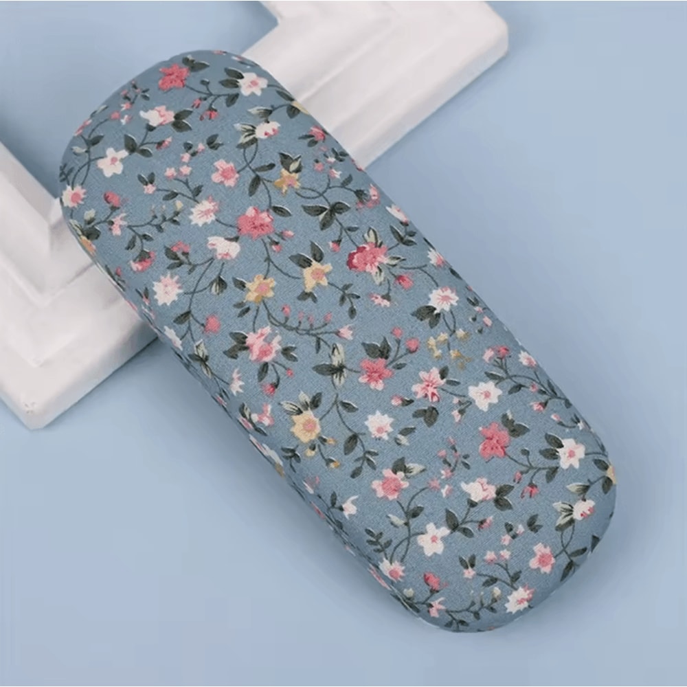 FloraGuard Retro Floral Hard Shell Glasses Case Stylish Eyewear Protector For Sunglasses Reading G 3