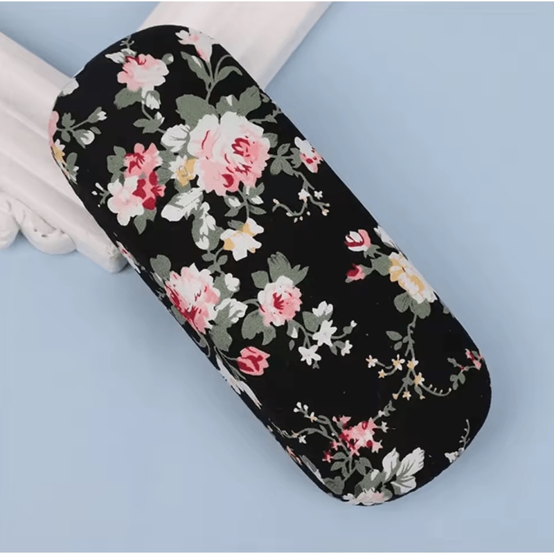 FloraGuard Retro Floral Hard Shell Glasses Case Stylish Eyewear Protector For Sunglasses Reading G 5