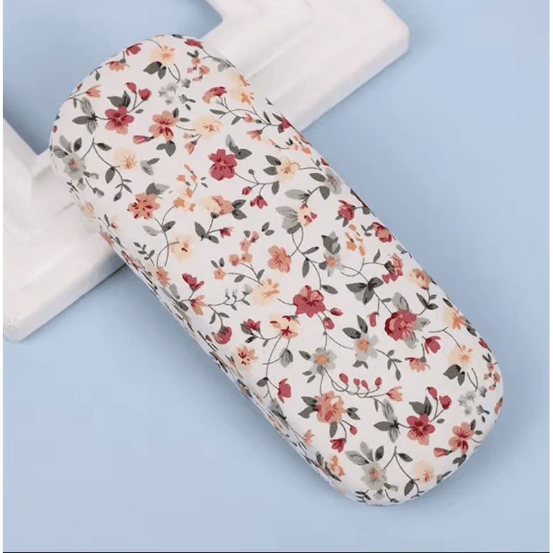FloraGuard Retro Floral Hard Shell Glasses Case Stylish Eyewear Protector For Sunglasses Reading G 9