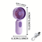 CoolBreeze USB Rechargeable Mini Handheld Fan 3 Speed Portable Cooling Fan For Travel Office Outdoo 4