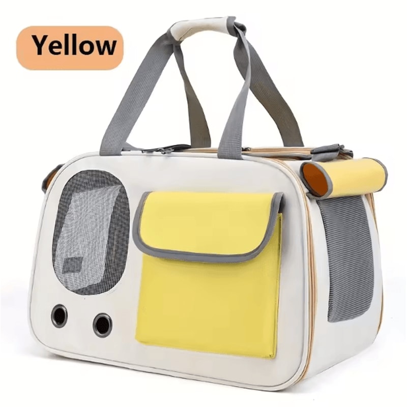 TravelPaws Portable Pet Carrier Bag For Cats Small Dogs Lightweight Breathable Travel Tote For Out 6