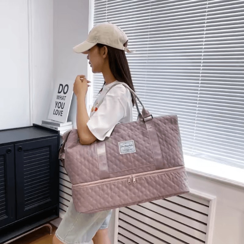 FlexCarry Lightweight Large Capacity Travel Duffle Bag Weekender Gym Tote Shoulder Overnight Bag Fo 1