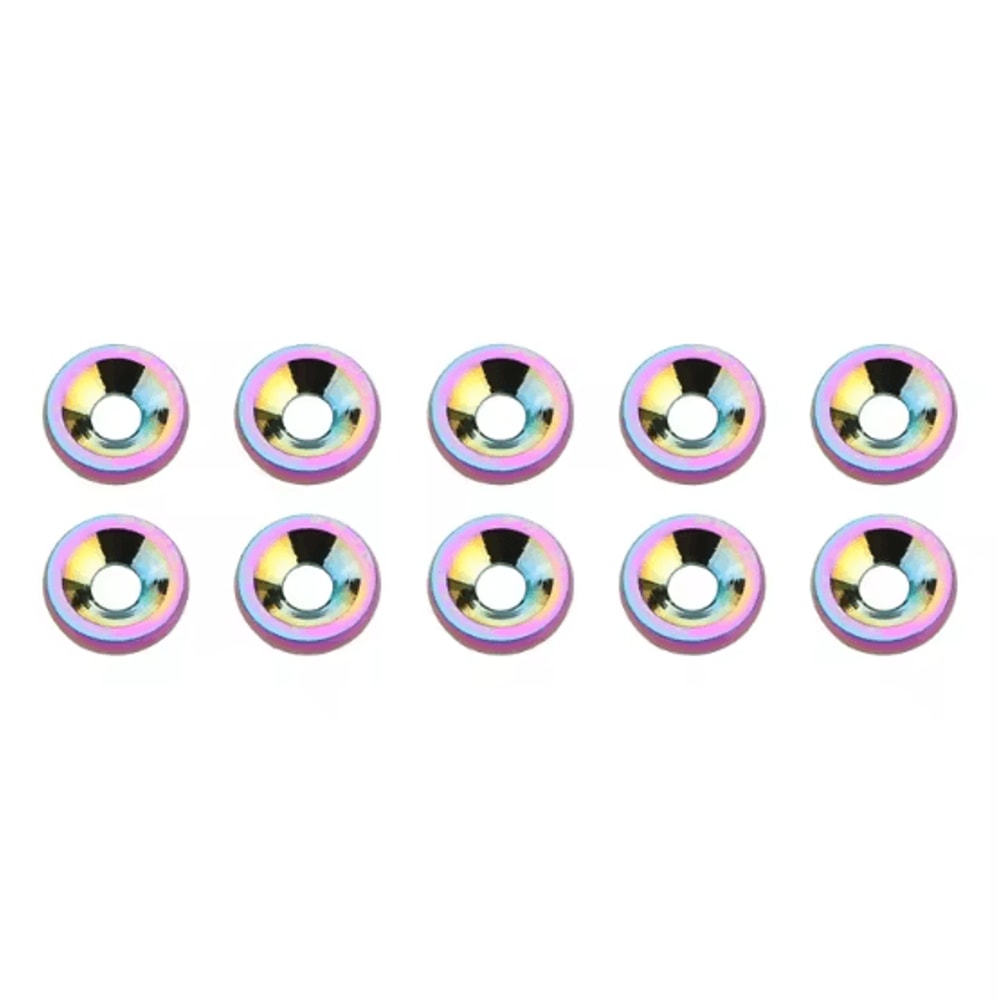 AutoStyle M6 Fender Washer Bolt Kit 10PCS Car Bumper Engine Bay Dress Up Screws License Plate Faste 9