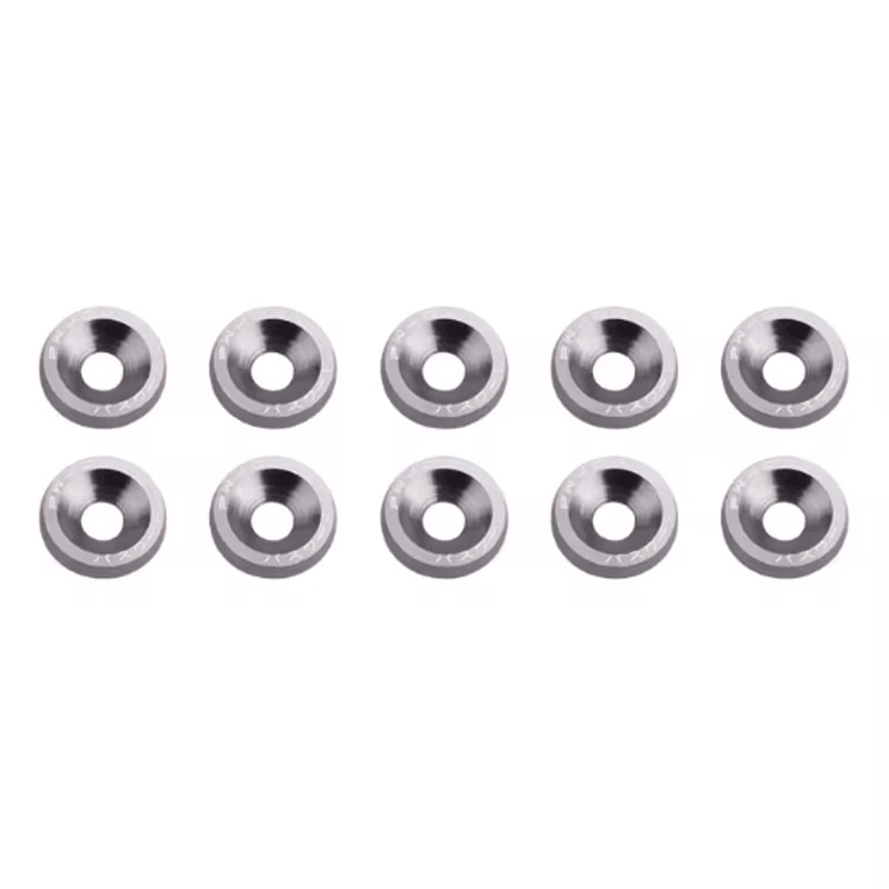 AutoStyle M6 Fender Washer Bolt Kit 10PCS Car Bumper Engine Bay Dress Up Screws License Plate Faste 5