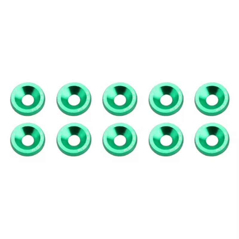 AutoStyle M6 Fender Washer Bolt Kit 10PCS Car Bumper Engine Bay Dress Up Screws License Plate Faste 7