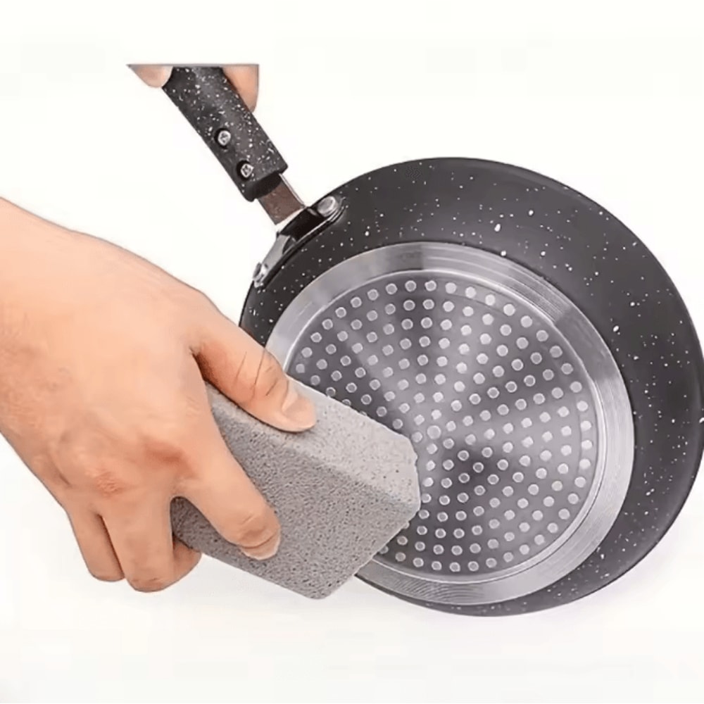 PureClean HeavyDuty Pumice Cleaning Stone For Toilet Grill Pool Kitchen Deep Cleaning Tool 0