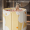 EcoSoak Foldable Portable Bathtub Thickened PVC Spa Tub For Adults Kids Indoor Outdoor Soaking Bat 0