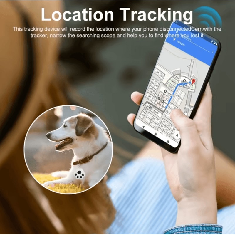 TrackMate Mini GPS Bluetooth Tracker Smart AntiLost Key Finder For Kids Pets Bags IOS Android Porta 1