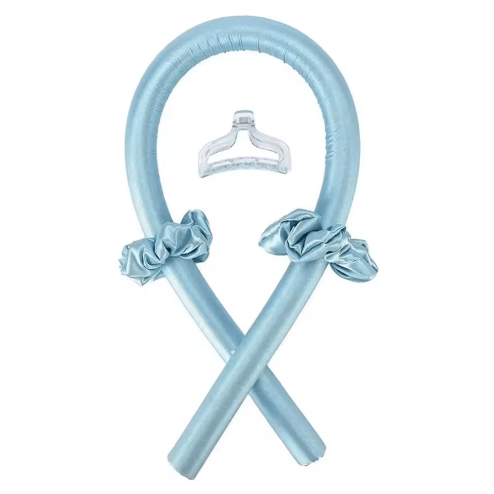 SilkWave Heatless Curling Rod Headband Set Soft Hair Curlers No Heat Styling Ribbon For Overnight N 7