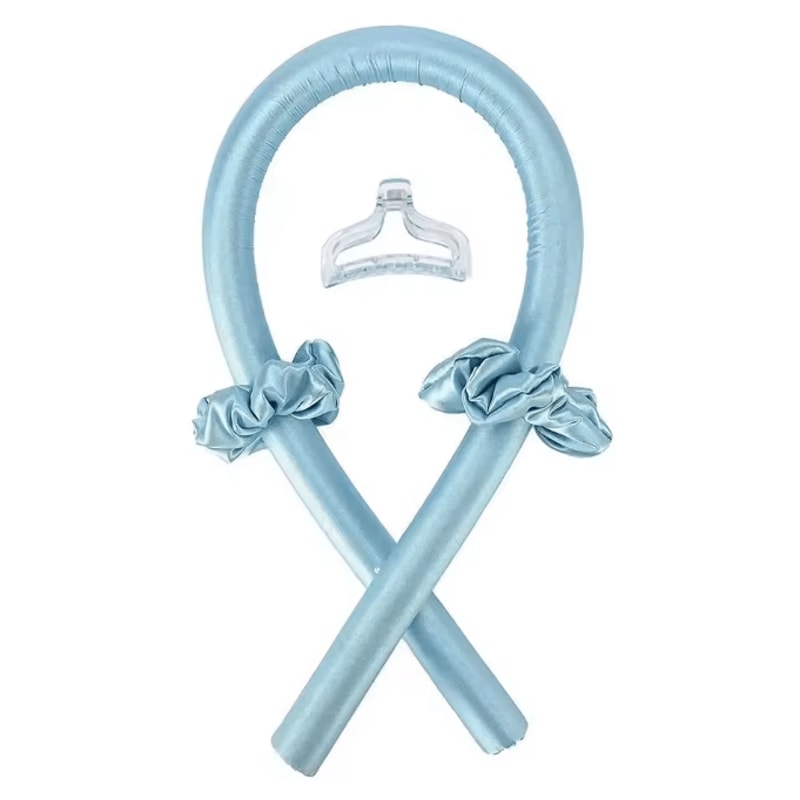 SilkWave Heatless Curling Rod Headband Set Soft Hair Curlers No Heat Styling Ribbon For Overnight N 7