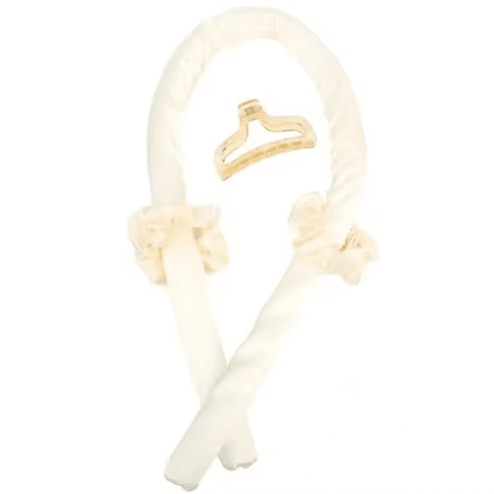 SilkWave Heatless Curling Rod Headband Set Soft Hair Curlers No Heat Styling Ribbon For Overnight N 8