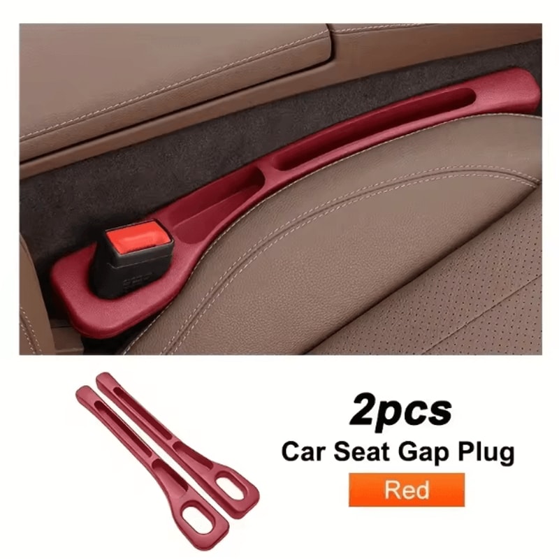 GapGuard Universal Car Seat Gap Filler 2PCS Leak Proof Seat Gap Plug Strip AntiDrop Organizer For P 5