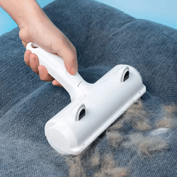 furclean reusable pet hair remover roller large self-cleaning lint brush for cat dog hair sofa carpet furniture portable