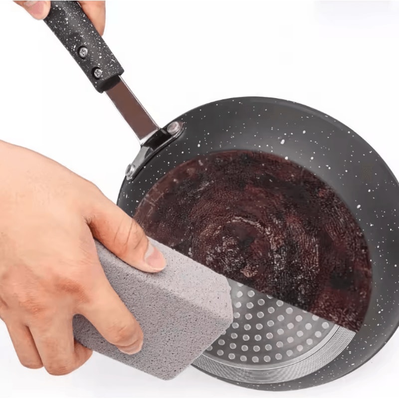 CleanPro Cleaning Pumice Stone Heavy Duty Stain Remover For Toilet Kitchen Rust Limescale Eco Scrub 2