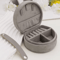 VelvetMini Portable Jewelry Box Travel Organizer Flannel Compact Storage Case For Rings Earrings Ne 4