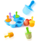 FrostFun Silicone Popsicle Mold Tray Reusable Ice Cream Maker For Kids Family DIY Treats 2