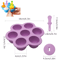 FrostFun Silicone Popsicle Mold Tray Reusable Ice Cream Maker For Kids Family DIY Treats 4