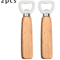 BarEdge Wooden Handle Bottle Opener Stainless Steel HeavyDuty Bartender Tool For Beer Soft Drinks 6