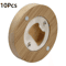 BrewSnap Bamboo Magnetic Bottle Opener Round Portable Fridge Magnet Beer Opener For Home Parties 7