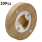 BrewSnap Bamboo Magnetic Bottle Opener Round Portable Fridge Magnet Beer Opener For Home Parties 8