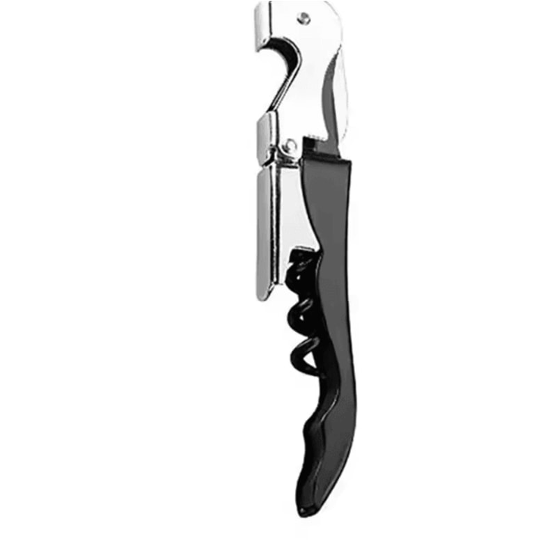 VinoPro Stainless Steel Waiters Corkscrew 3in1 Wine Beer Bottle Opener With Foil Cutter Profession 5
