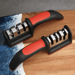 edgemaster 4-in-1 knife sharpener tool manual kitchen blade sharpener for fast precision edge maintenance