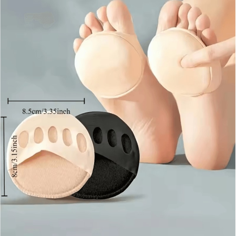 ComfortStep 4Piece Soft Sole Pads Cushion AntiSlip Shoe Inserts For Heels Flats Everyday Comfort 4