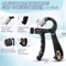 PowerGrip 5in1 Grip Trainer Kit Adjustable Hand Gripper Set With Finger Exercisers Stress Ball For 3