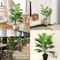 24Leaf Areca Palm Artificial Plant Lush Potted Indoor Greenery Decor 3