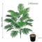 24Leaf Areca Palm Artificial Plant Lush Potted Indoor Greenery Decor 5