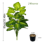 24Leaf Areca Palm Artificial Plant Lush Potted Indoor Greenery Decor 6