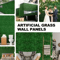 10PCS Artificial Grass Wall Panels Boxwood Hedge Greenery Backdrop For Indoor Outdoor Topiary Wall 3