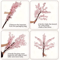 Handmade Artificial Cherry Blossom Tree Pink Sakura Faux Tree Indoor Outdoor Wedding Decor 46FT 1