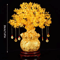 Natural Crystal Money Tree Feng Shui Fortune Tree Decor With Gemstone Leaves Money Bag Base 5