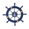 Retro Wooden Ship Wheel Helm Decor Vintage Nautical Boat Steering Wall Art For Coastal Home Decora 0