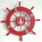 Retro Wooden Ship Wheel Helm Decor Vintage Nautical Boat Steering Wall Art For Coastal Home Decora 2