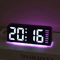 Modern LED Digital Alarm Clock Temperature Display Desk Clock With Night Light Snooze Backlight 8