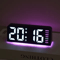 Modern LED Digital Alarm Clock Temperature Display Desk Clock With Night Light Snooze Backlight 8