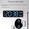 Large LED Digital Wall Clock Temperature Humidity Display AutoDimming Big Display Alarm Clock Wit 2
