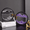 3D Moving Sand Art Picture Round Glass Quicksand Flowing Sand Frame For Relaxing Home Office 0