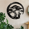 Japanese Bonsai Metal Wall Art Torii Gate Enso Circle Zen Wall Decor For Modern Home Accent 2