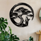 Japanese Bonsai Metal Wall Art Torii Gate Enso Circle Zen Wall Decor For Modern Home Accent 2