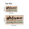 Rustic Wooden Welcome Wall Hanging Farmhouse Welcome Sign Plaque For Home Entryway Living Room De 3