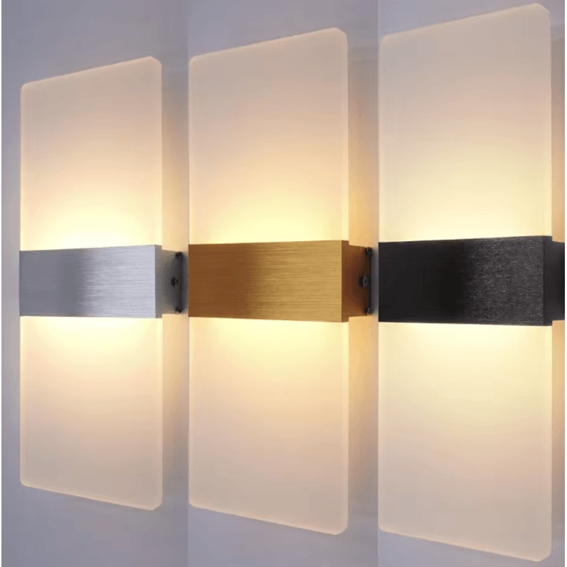 Modern Minimalist LED Wall Lamp Aluminum Acrylic Wall Sconce For Bedroom Living Room Staircase Li 0