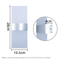 Modern Minimalist LED Wall Lamp Aluminum Acrylic Wall Sconce For Bedroom Living Room Staircase Li 3